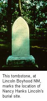 Nancy Hanks Lincoln gravesite
