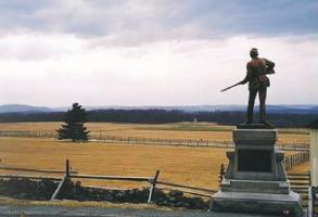 20th Century Photo of Gettysburg Battlefield