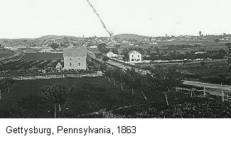 1863 Photo of Gettysburg, PA