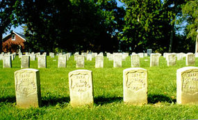 Headstones of Civil War Soldiers of the United States Army