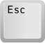 Escape Key Icon