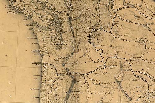 1871 Map of the Northwest.