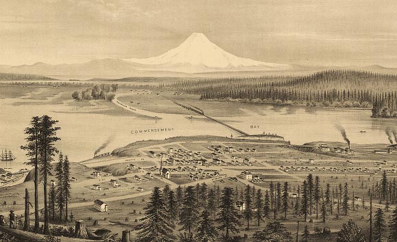 1878 Map of the Northwest.