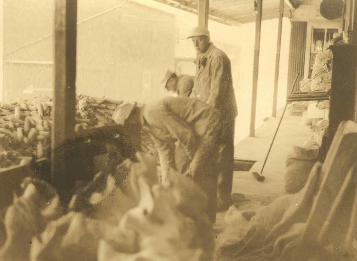 Your father at work in the Flour Mill.