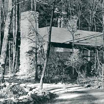 The presidential cabin at Rapidan Camp.