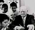 Hoover with the Boy's Club.