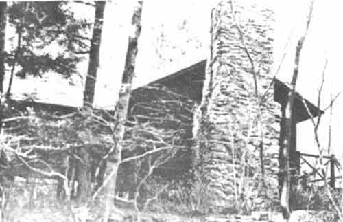 The Creel building at Rapidan Camp.