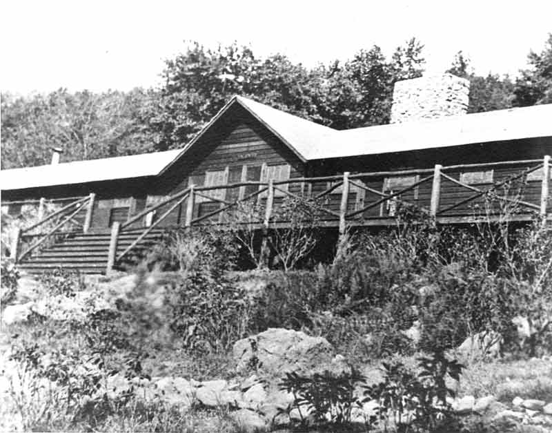 The later enclosed 'Five Tents' structure.