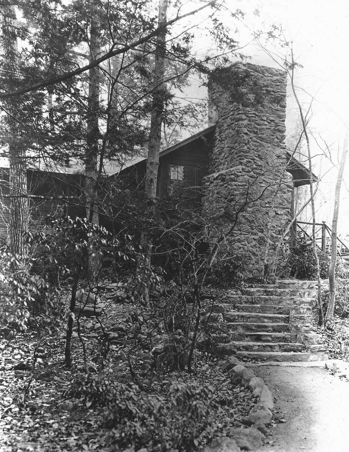 The Owl building at Rapidan Camp.
