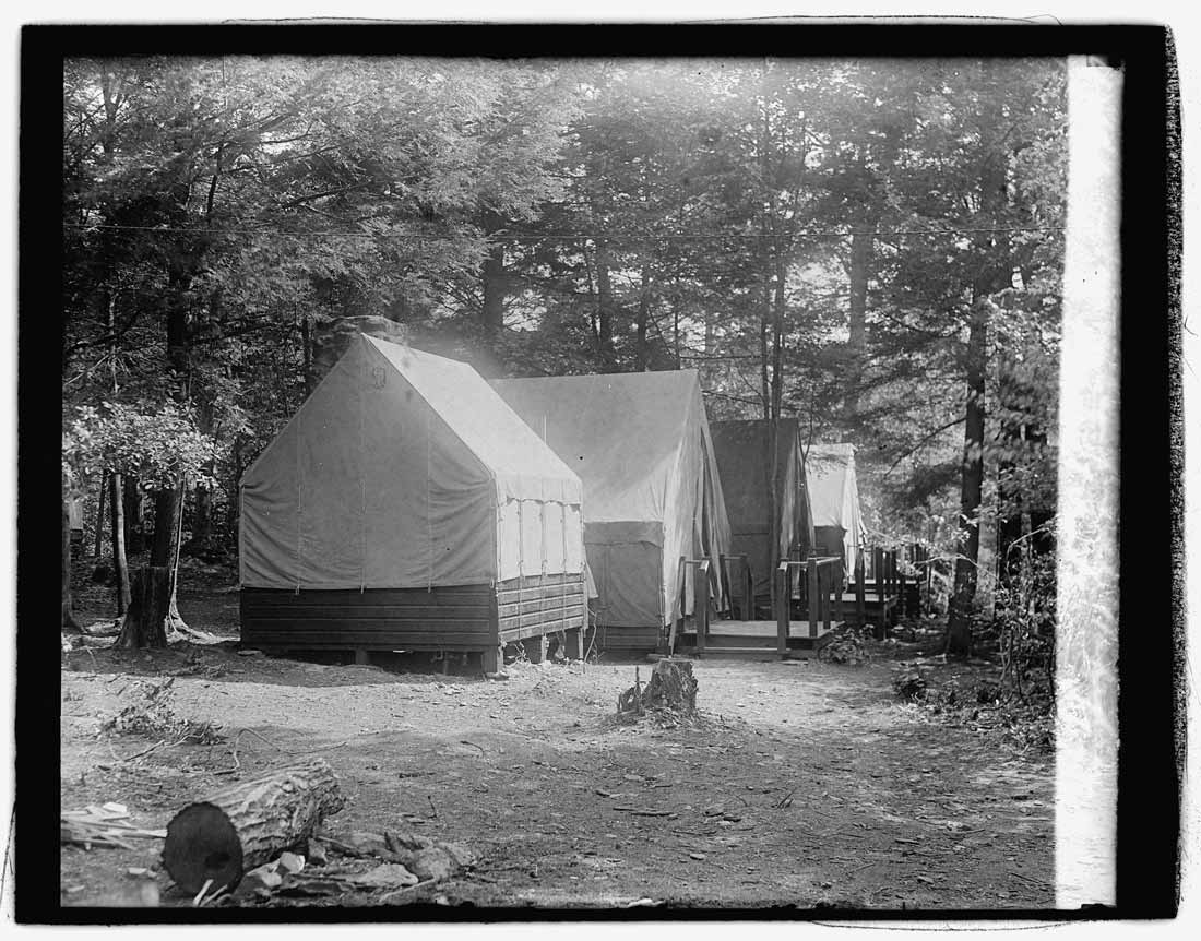 The slums structure at Rapidan Camp.