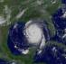 Satellite view of Hurricane Katrina