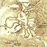 USGS map drawn from Hayden Expedition