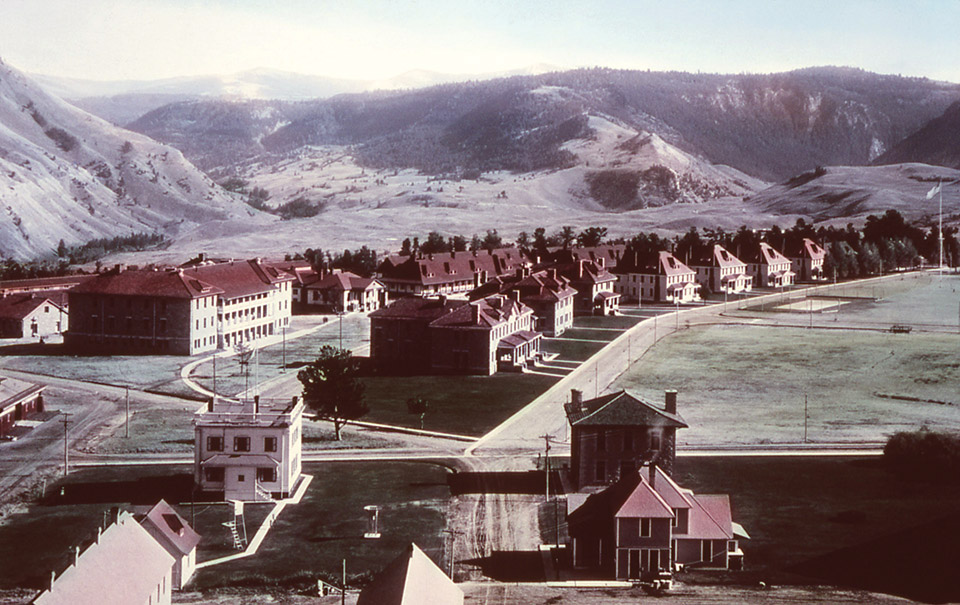 Photo of Fort Yellowstone circa 1910.