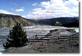 Overlook offers visitors a great view of Main Terrace.