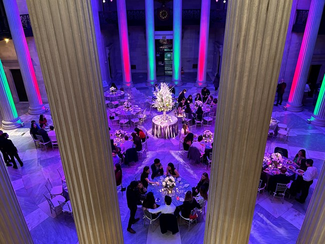 Corporate holiday Dinner at Federal Hall