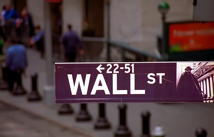 Street sign on Wall Street