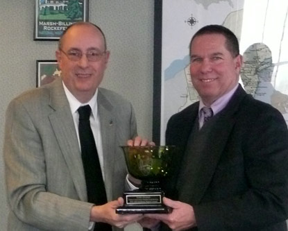 Award presentation.