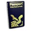 Blue booklet with gold lettering: Passport to your National Parks.