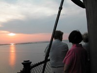 Sunset from Fire Island Lighthouse.