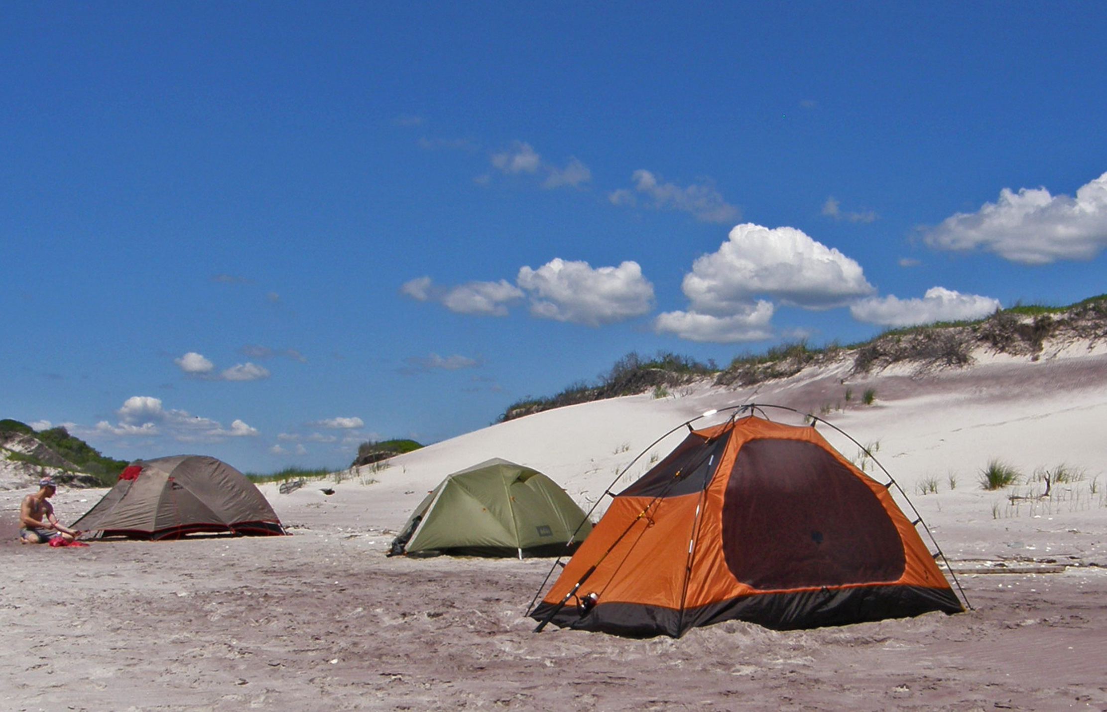 There are three ways to enjoy camping on Fire Island There are three ways to enjoy camping on Fire Island