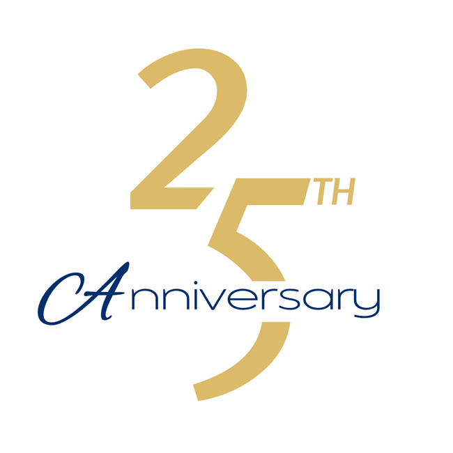25th anniversary logo