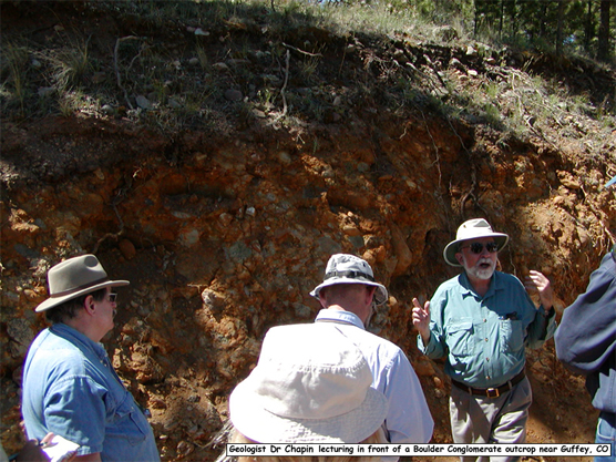 Geologist Dr. Charles Chapin