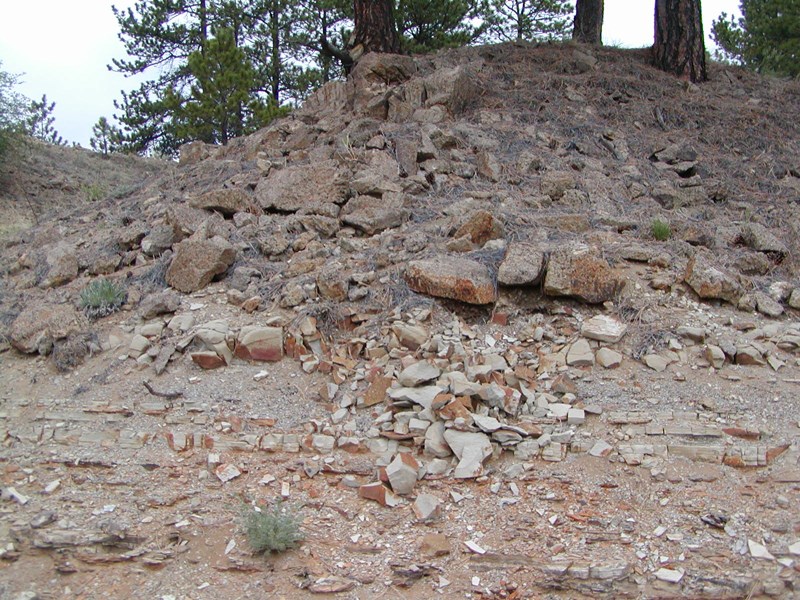 Caprock conglomerate near the visitor center.