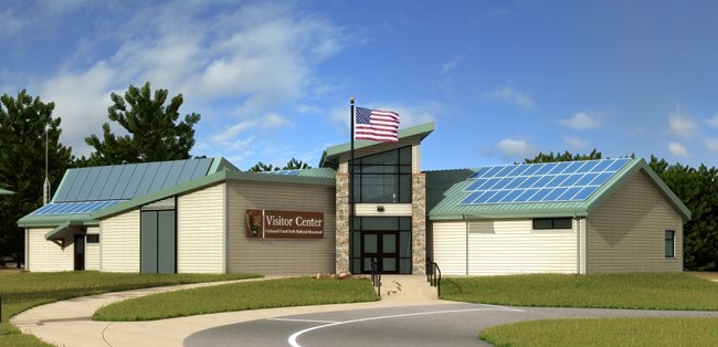 Florissant Fossil Beds NM Visitor Center building