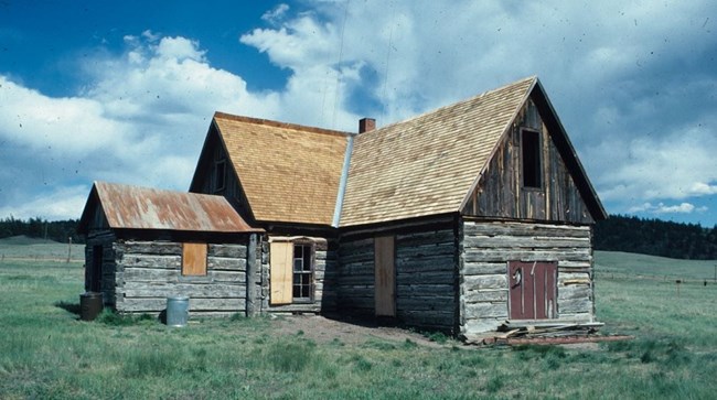 Hornbek house before reconstruction