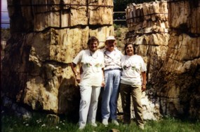 Dr. Estella Leopold, Dr. Beatrice Willard, and Vim Wright