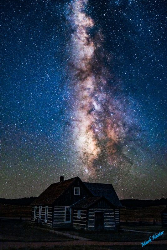 Milky Way over the Hornbek Homestead