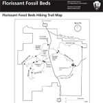 Hiking trail map Hiking trail map