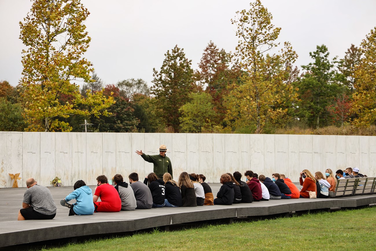 Field trips on the Memorial Plaza.