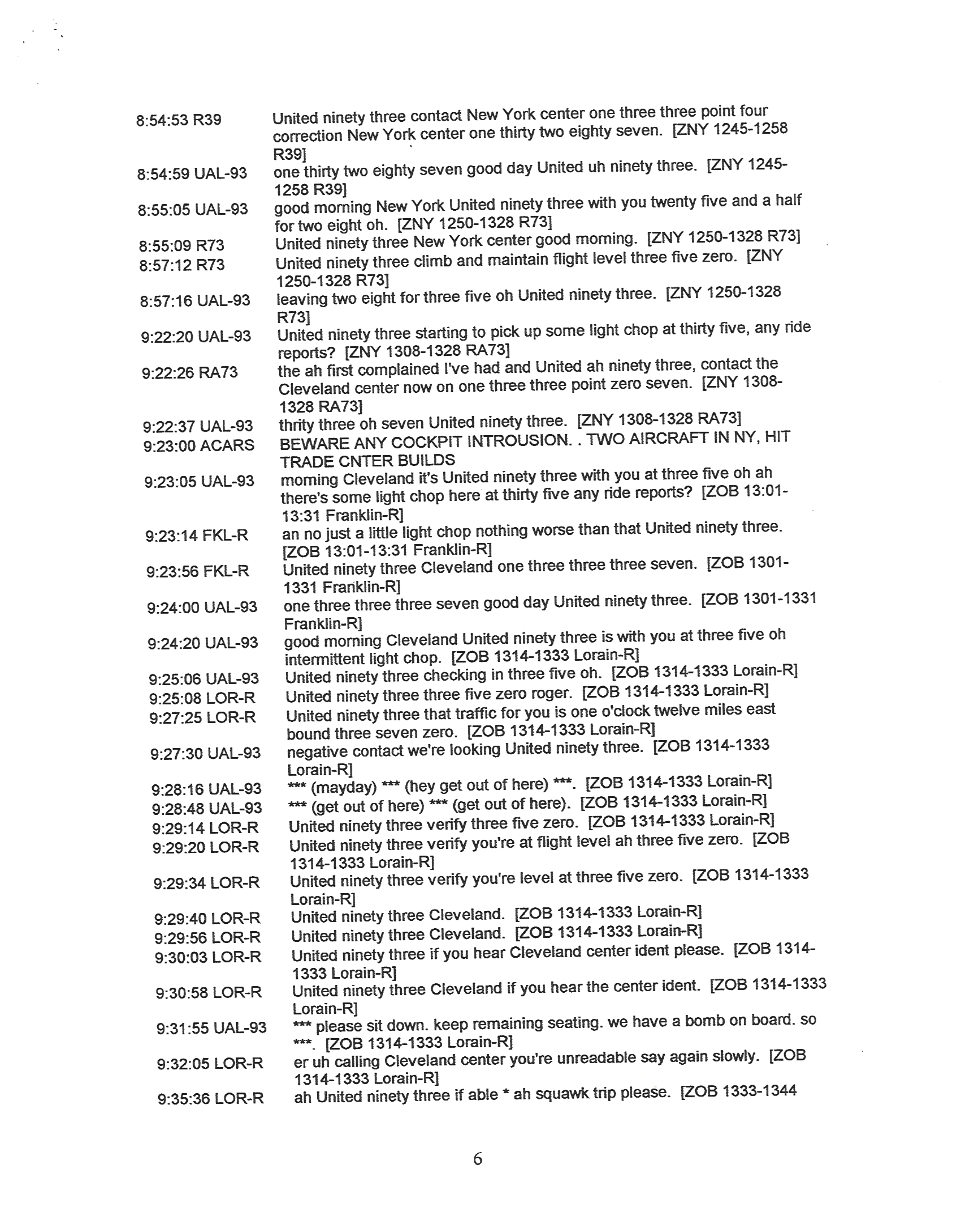 Flight 93 Flight Path Study Flight 93 National Memorial (U.S