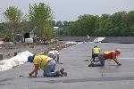 Paving prep work - Memorial Plaza May 2011 (Image credit:  Richard Snodgrass)