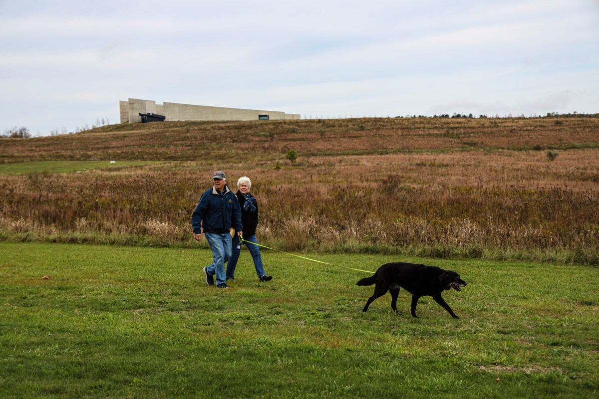 Pets are welcome at Flight 93 National Memorial.