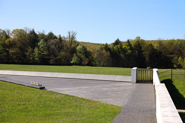 The Crash Site and Wall of Names