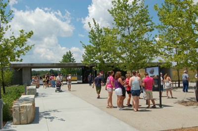 Visitor Shelter and Interpretive Panels