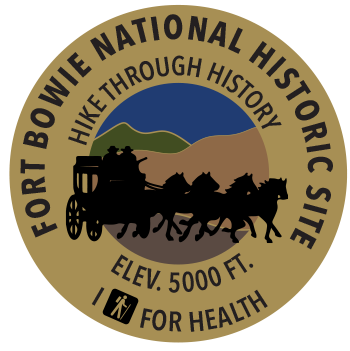 I Hike for Health pin for Fort Bowie National Historic Site