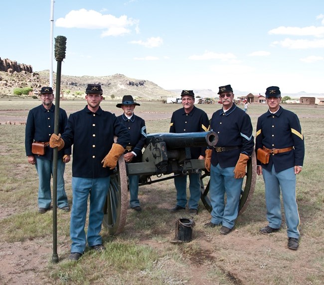 Artillery Crew at Fort Davis Artillery Crew at Fort Davis