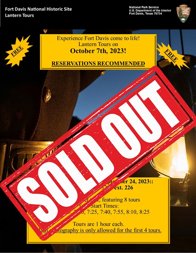 SOLD OUT Night Tours  2023