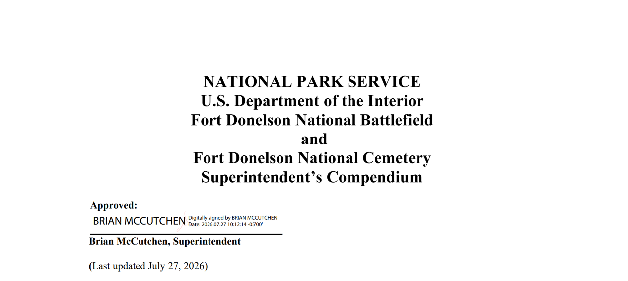 superintendent's compendium signature
