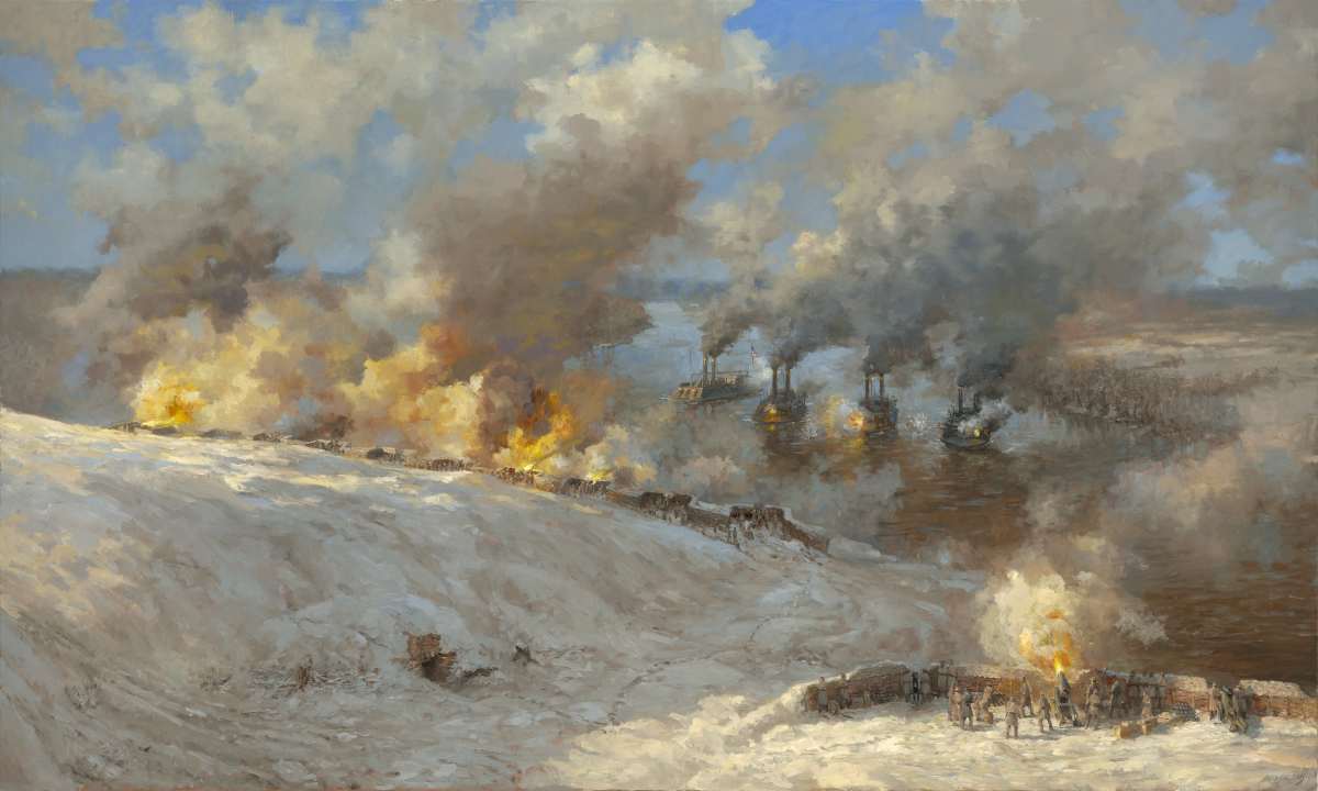 The Naval Battle at Fort Donelson, February 14, 1862