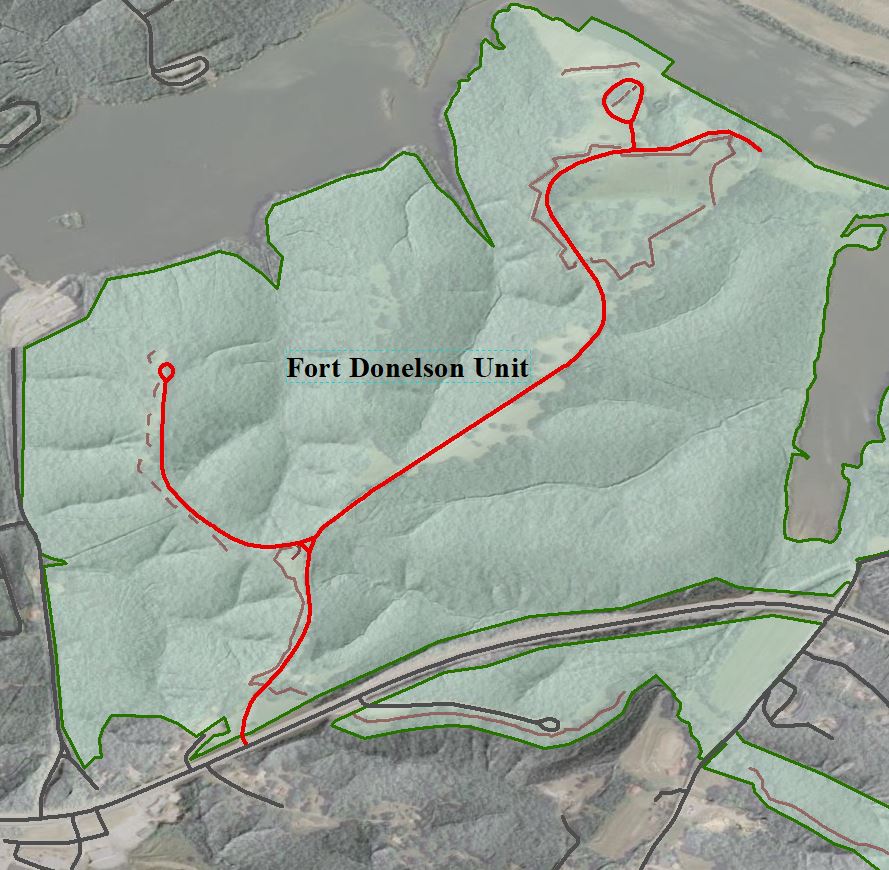 Media Release - Fort Donelson NB - Main Park Road to be Closed_MapImage Media Release - Fort Donelson NB - Main Park Road to be Closed_MapImage