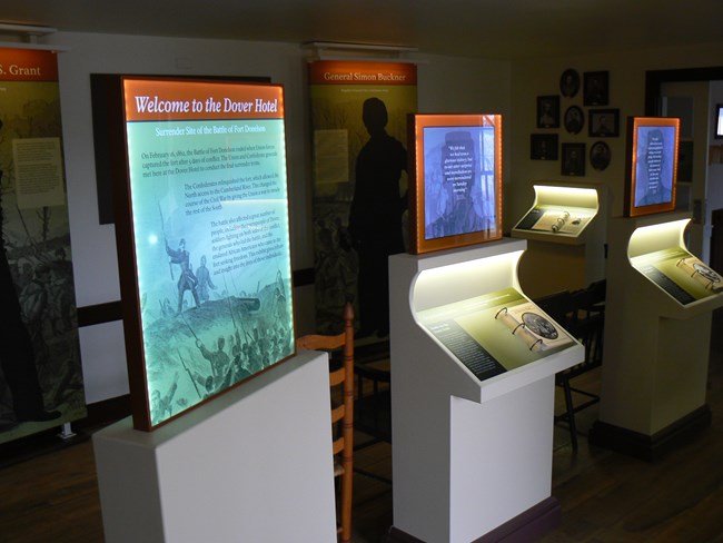 New exhibits at the Dover Hotel