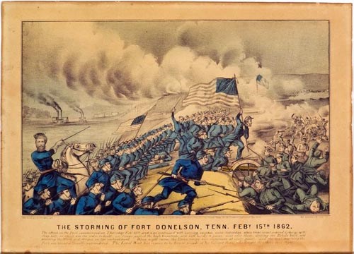 Image result for the civil war battle of fort donelson