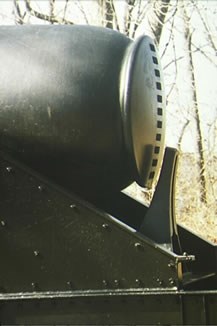 Photo of the button on a 15-inch Rodman Cannon