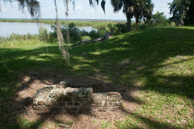 ruins of blacksmith shop