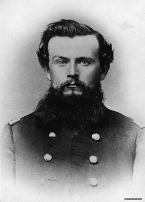 Black & white photograph of Anthony Scott