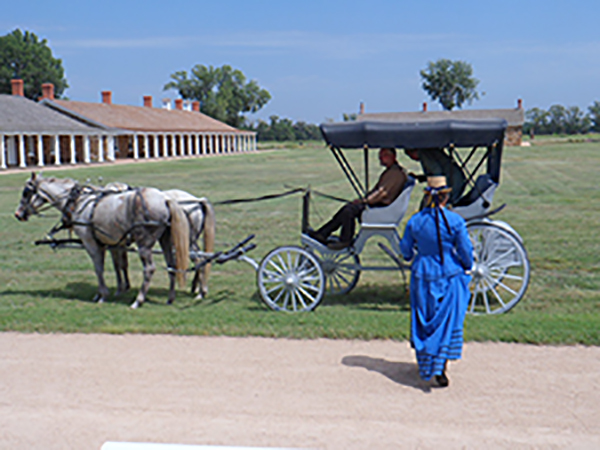 Carraige Rides at Fort Larned